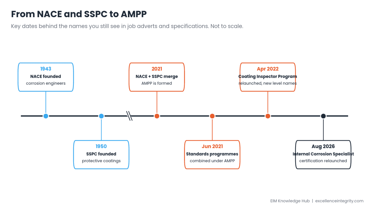 NACE Is Now AMPP: What Happened to NACE Certifications, and What Job Ads Mean