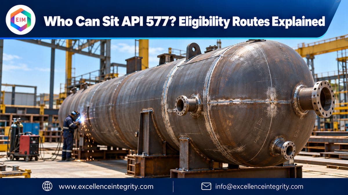 Who Can Sit API 577? Eligibility Routes Explained