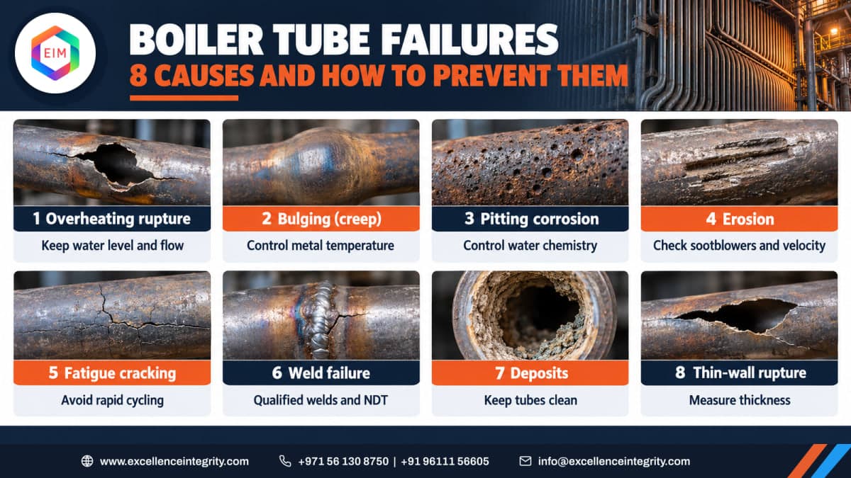 Boiler Tube Failures: Causes, Warning Signs and Prevention