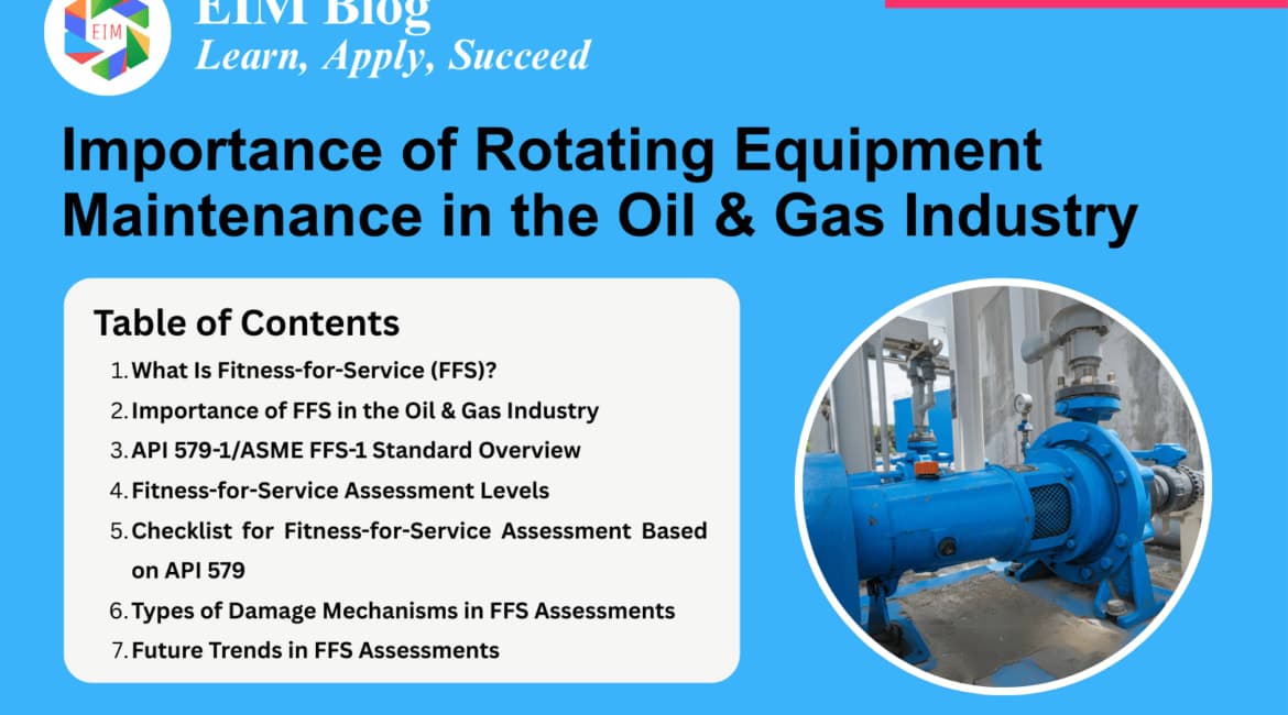 Importance of Rotating Equipment Maintenance in the Oil & Gas Industry