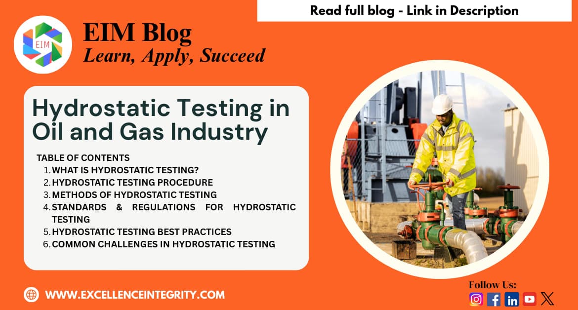 Hydrostatic Testing in Oil and Gas Industry