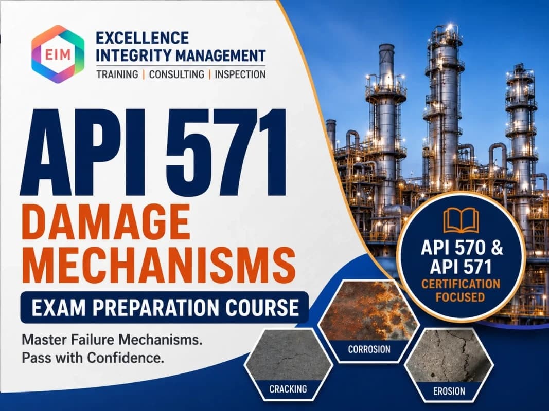 API 571 Damage Mechanisms – Exam Preparation Course