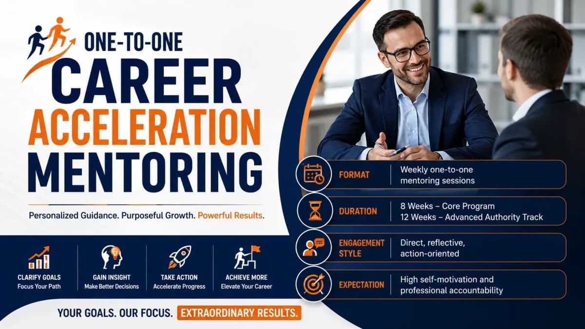 One-to-One Career Acceleration Mentoring Program