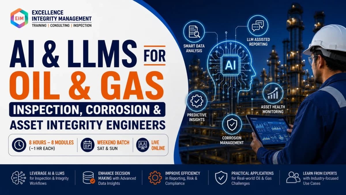 AI & LLMs for Oil & Gas Inspection, Corrosion & Asset Integrity Engineers