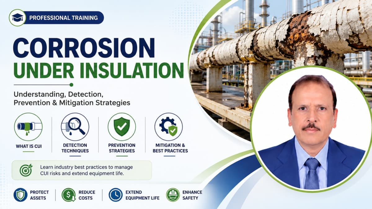 Corrosion Under Insulation (CUI) in Oil & Gas Industry