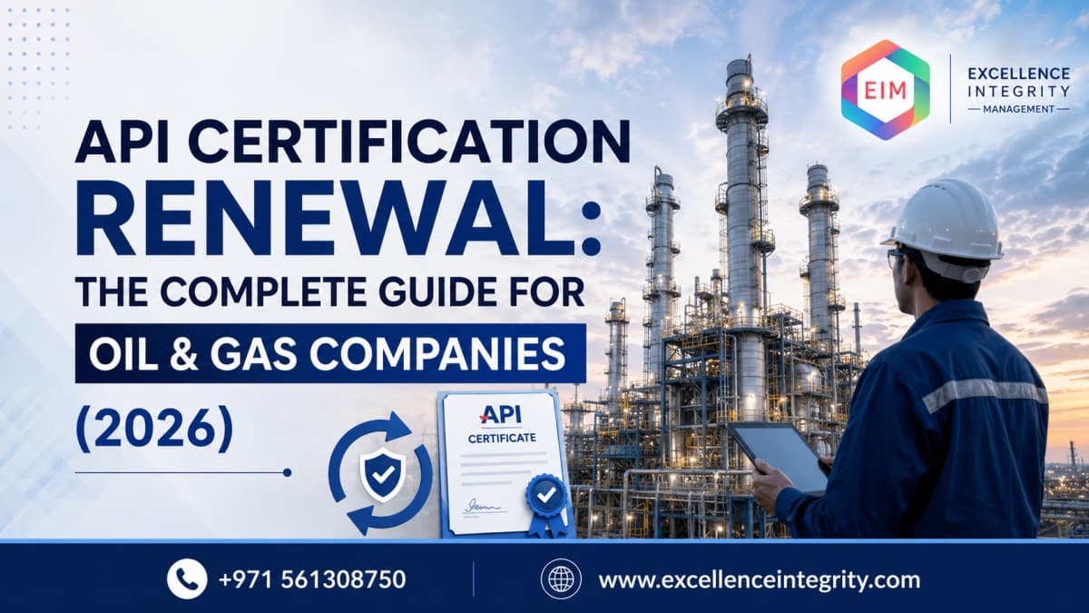 API Certification Renewal: The Complete Guide for Oil & Gas Companies (2026)