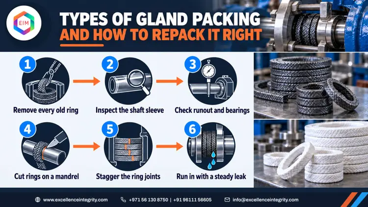 Process Mixer Types Types of Gland Packing: Materials, Uses and Installation | Excellence ...