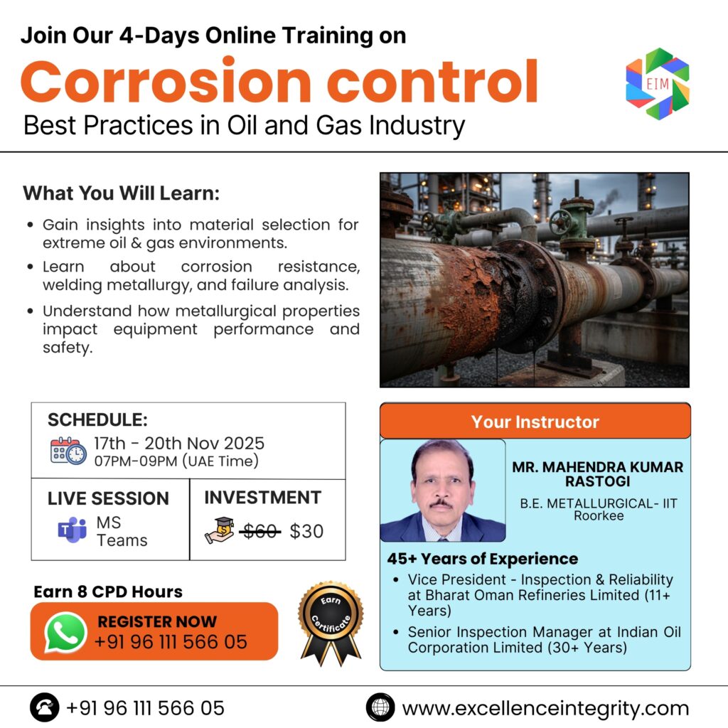 corrosion courses